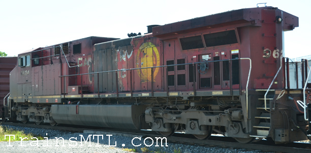 Locomotive CP9624 left side / coté gauche